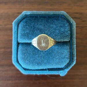 Signet Ring with "K" Engraved